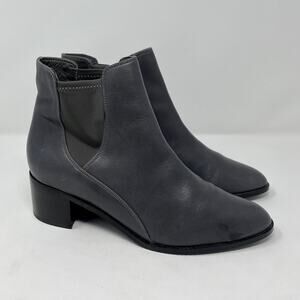 Clark’s Poise Lola Gray Ankle Slip On Block Heel Boot